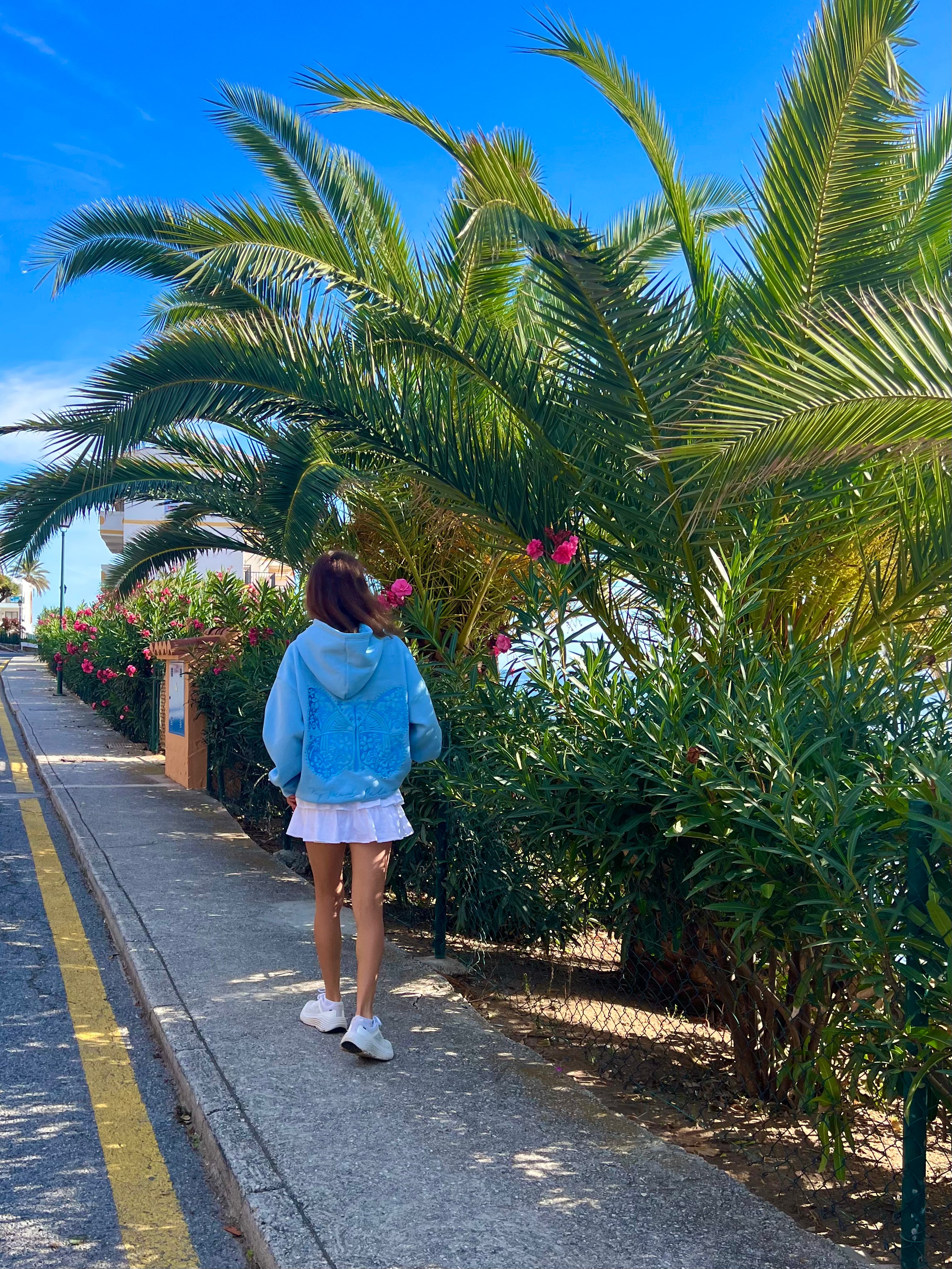 Baby Blue Butterfly Hoodie pre-order